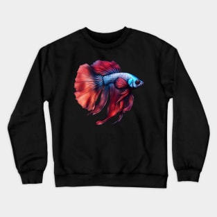 Siamese fighting fish Crewneck Sweatshirt